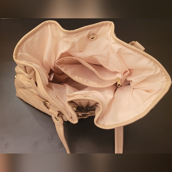 Beige Buckle Shoulder Bag - Picture 7 of 7